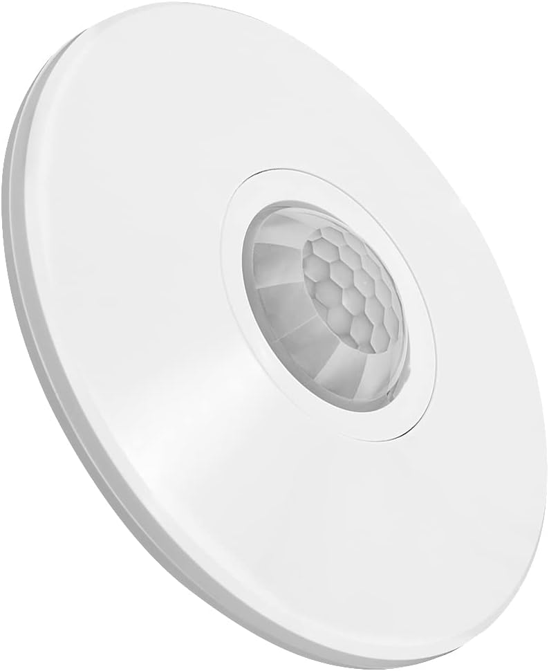 Maxxima Ceiling Mount 360 Degree PIR Occupancy Sensor - Hard-Wired Motion Sensor, 120V LED Compatible, Automatic Sensing Solution for Indoor Use at Max Height 10ft, Ideal for Closets and Pantries - Image 3